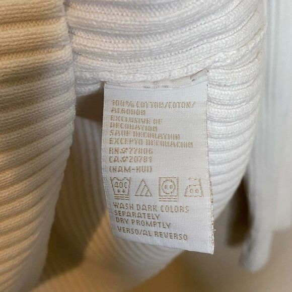 VTG Tommy Hilfiger Flag Front Ribbed Sweater - Picture 5 of 8